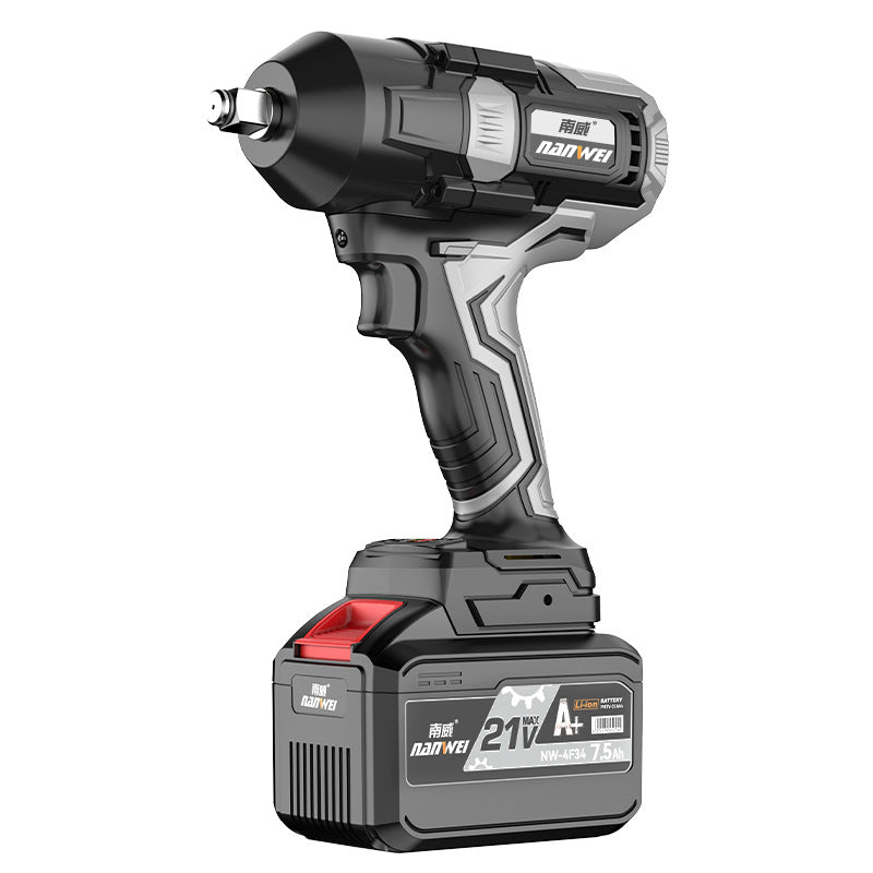 Wholesale nanwei automotive-grade brushless electric impact wrench, cordless lithium-ion impact wrench, rigger's tool, woodworking high-torque electric air impact wrench