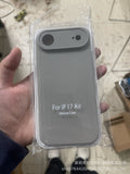 Solid color precision perforated liquid silicone full coverage case for iphone 17 pro max, apple 16/15 protective cover