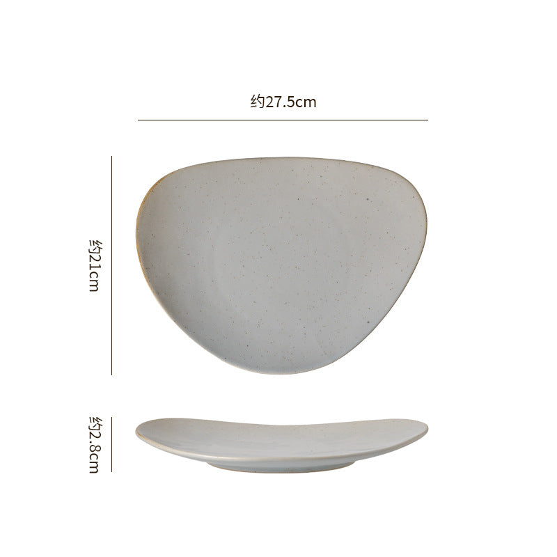 Vintage irregular high-end bowls, plates, and dishes - restaurant, hotel, and home tableware - unique dinnerware for serving dishes, desserts, rice bowls, and plating