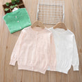 children's cardigan summer thin air conditioning shirt knittingoutwear boys girls outer shawl sunscreen tops