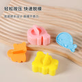 hot selling cute animal cookie cutter set - dolphin, bear, mini sandwich baking mold wholesale