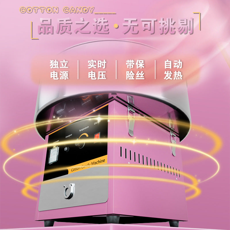 Small commercial desktop marshmallow machine electric automatic fancy new stainless steel marshmallow machine stall