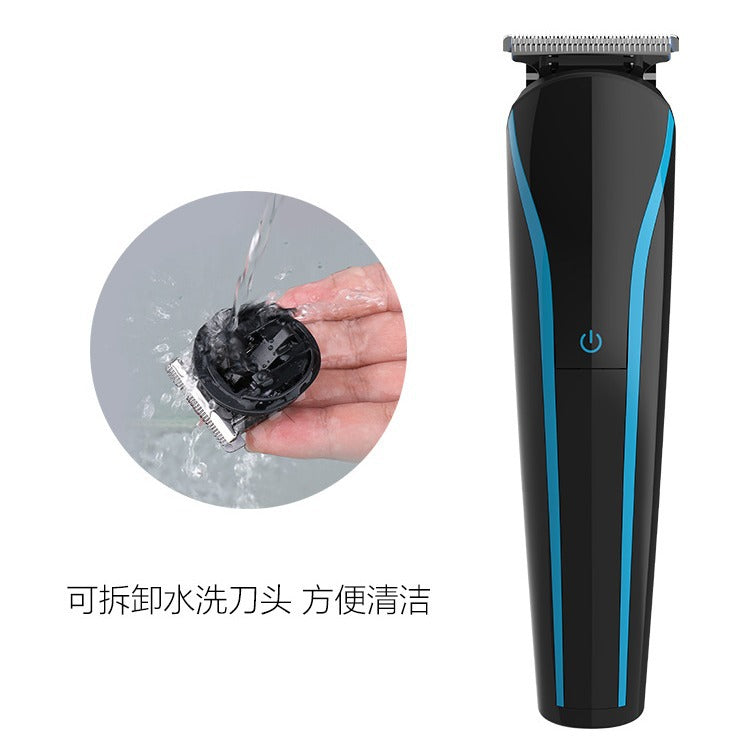 Hairdressing electric hair clipper washable digital display hair clipper clipper razor detachable stainless steel blade in stock wholesale