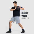 Round neck loosecasual short-sleeved t-shirtmensummer quick-drying breathable running fitness sports topsdmt001