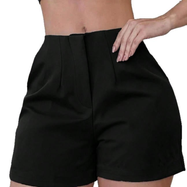 cross-border fashion  hot-selling women's new summer high-waisted casual stretch workout shorts