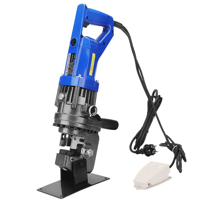 Electric Hydraulic Punching Machine Portable MHP-20 Small Dry Hanging Angle Steel Punch Channel Steel Angle Iron Opening Machine