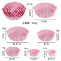 hot-selling silicone baking pan, high temperature resistant air fryer, easy to clean round baking mold, for home silicone baking pan