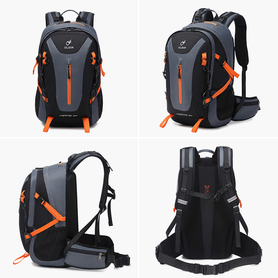 Outdoor hiking bag wholesale hiking backpack men and women large capacity lightweight leisure travel backpack men