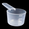 Transparent mask spoon 40ml plastic measuring spoon for laundry detergent, powder, feed, fertilizer, and pesticide - holds 40g of water