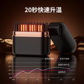 mini wireless hair straightening brush - travel-friendly, ultra-long battery life, multi-level temperature control, and negative ion technology