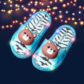 2024 kids' summer light-up slippers: trendy cartoon animal design for indoor/outdoor wear - perfect for toddlers and young children