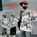 Boys' sweatshirt - spring/autumn collection  - new kids' long-sleeve base layer - cool & trendy crewneck top for boys - autumn apparel