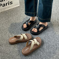 Thick sole slippers for women easiest for matchnew arrivalsummeroutwearfashion sports casual soft bottom beach women's sandals