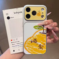 Suitable for apple 17pro mobile phone case hand-painted graffiti pear strawberry homophonic fresh fruit iphone18 soft case