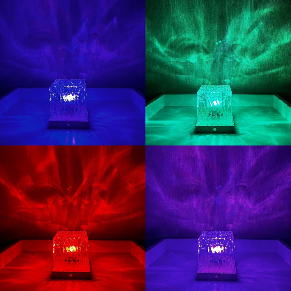 Ready-to-ship cross-border northern lights ripple light ambient lamp star projector
