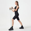 Spring/summer high-waisted tummy control yoga leggings - tight fit, butt-lifting, fitness capris - outdoor cycling & sports shorts for women (d25042)