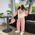 Girls' fall activewear set -  new trendy & stylish casual outfit for girls, big girls' spring/autumn two-piece set