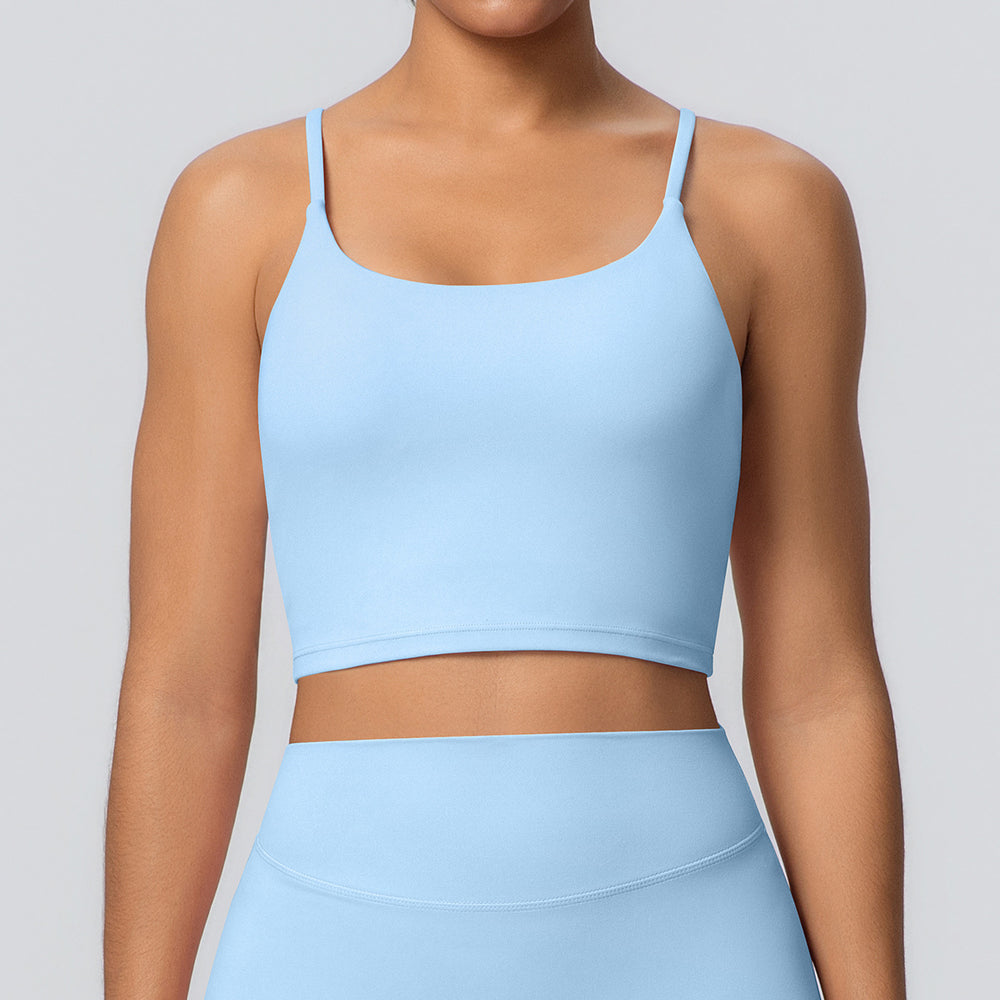 New cloud-feel yoga top women's sports bra tank top - beautiful back, quick-dry vest, outdoor running fitness bra