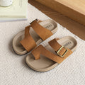 Birkenstock boys' cork fashion sandals - new summer casual kids' shoes for indoor/outdoor wear, closed-toe beach sandals