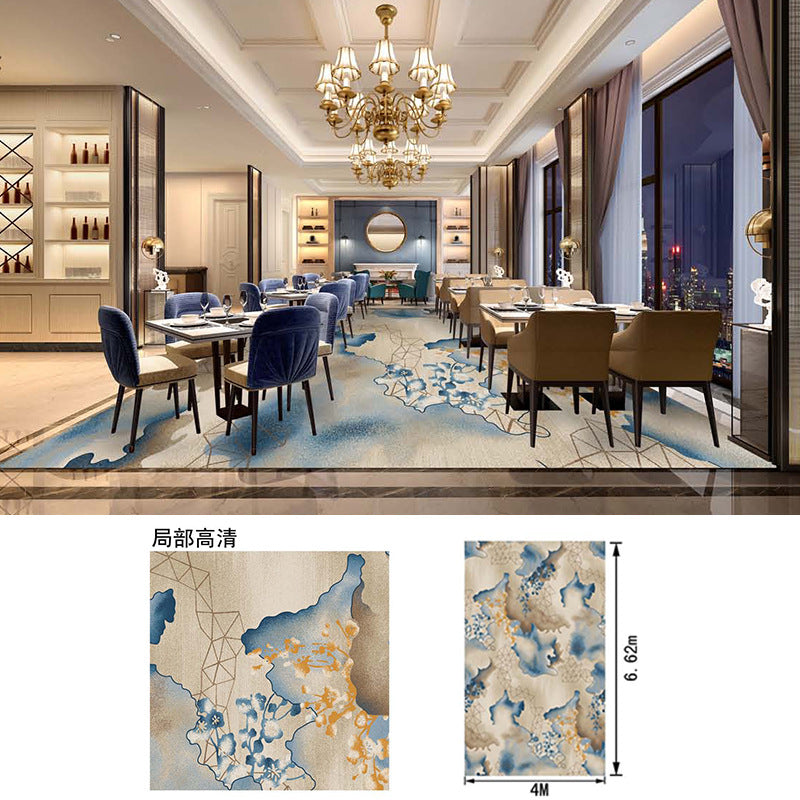 High-end nylon banquet carpet for hotels, stain-resistant and dirt-resistant, suitable for private rooms, conference halls, bedrooms, full coverage, large format, spliced, commercial use