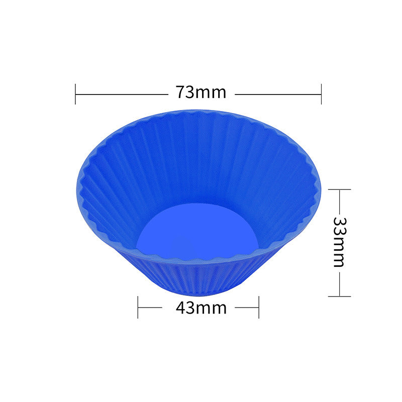 Cross-border silicone muffin cup cake mold high temperature baking tool silicone cake mold DIY silicone cake mold