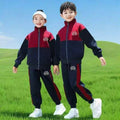 stylish spring/autumn outerwear set for boys and girls - trendy two-piece sportswear for students - cross-border e-commerce
