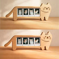 New kitten wooden photo frame - capture seasons, keepsake photo frame, souvenir, collectible, decorative, commemorative gift