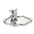 Ins electroplated silver tray popular same style photo props jewelry storage display tray cartoon bear creative ornaments