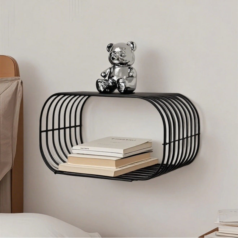 Same-day delivery wall shelves, room decorations, creative wall display racks, bedroom bedside wall-mounted line edge tables