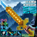 My diamond sword world laser sword pixel weapon minecraft kids boys light-up night light toy - wholesale from manufacturer