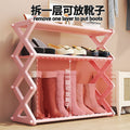 Shoe rack for home balcony storage rack dormitory x-shaped assembled shoe cabinet shoe rack multi-layer simple shoe rack