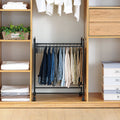 Trouser rack storage handy gadget multifunctional movablefor home wardrobe multi-layer traceless large hanging clothes rack trouser rack storage rack