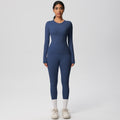 new arrival: tight-fitting long sleeve yoga set - high-waisted butt-lifting yoga pants for outdoor running and fitness