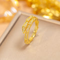 J17 gold-serpent ring