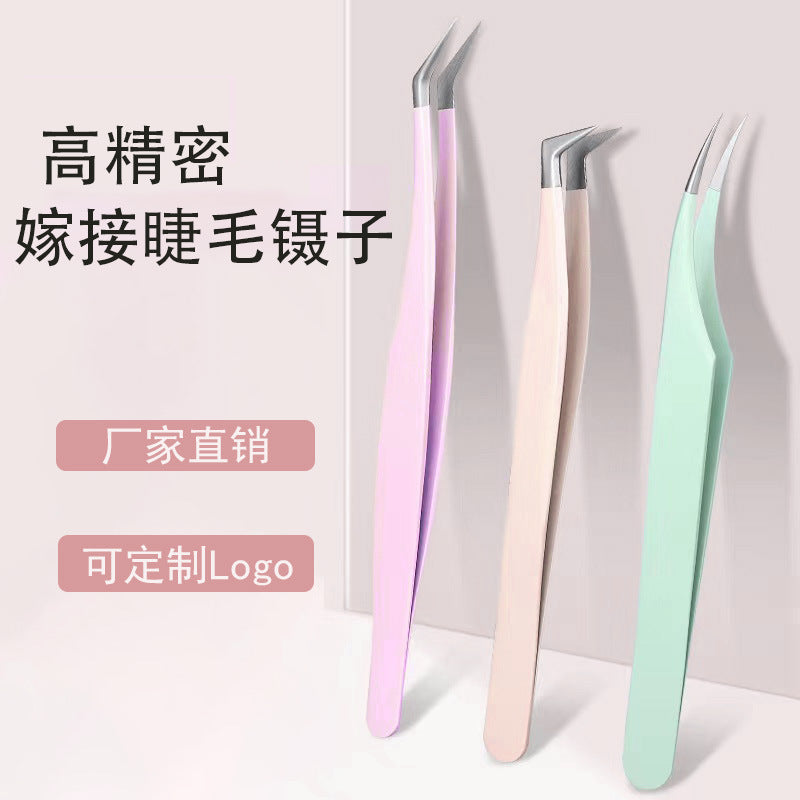 False eyelashes tweezers grafting eyelashes beauty eyelashes blooming golden feather clip poppy clip eyelash curler beauty tools wholesale factory
