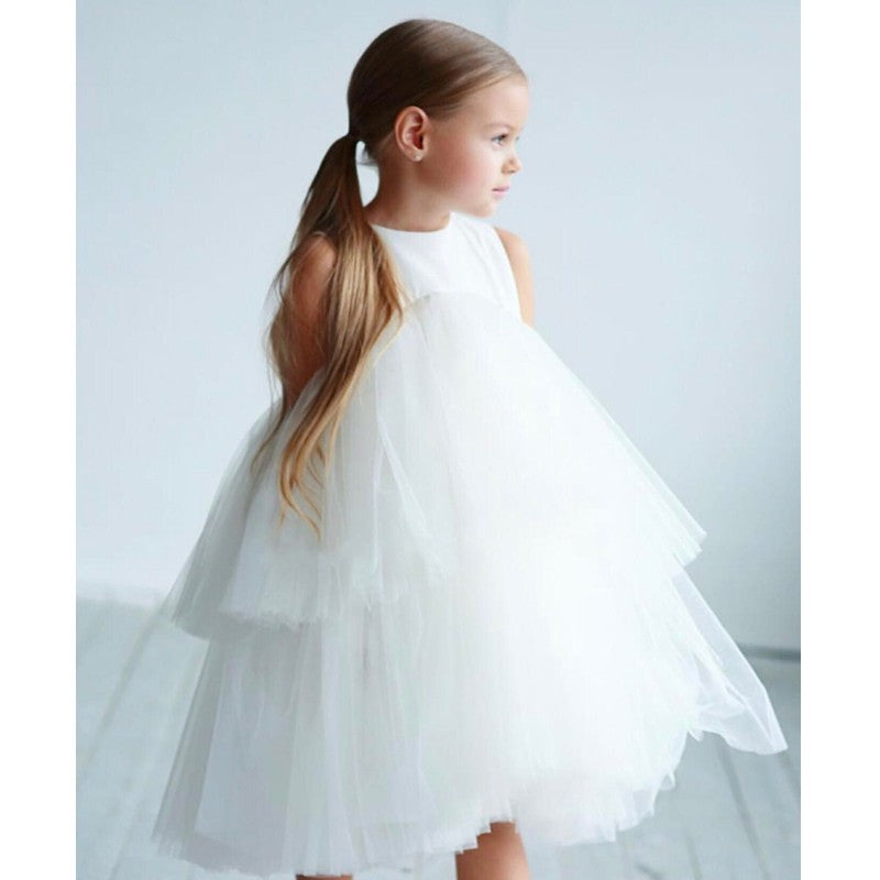 Exportkids festival catwalk piano performance dress girls puffy wedding dress princess dress flower girl new kids dress