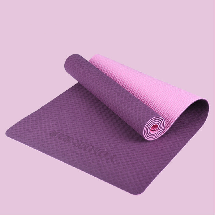 Tpe yoga mat wholesale manufacturer - extra thick, oversized sports & fitness mat - non-slip, home use, aerobics, soundproof, shock absorption