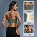 New women's running sports bra - sexy y-back, shockproof, push-up yoga sports bra daw200