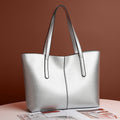 Soft leather shoulder bag texture tote bag retrocasualwork clothing bag large capacity new arrivalexportsatchel bag women's wholesale