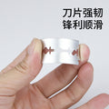Factory personalized wordless razor blade 74 double-sided white blade razor stainless steel old neutral packaging razor