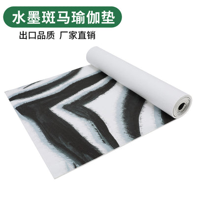 Digital uv printed yoga mat - non-slip, shock-absorbing, sports & fitness, aerobics floor mat - thickened high-density pvc - customizable