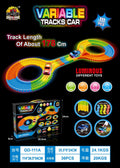 New arrival cross-border assembleable kids toys cool luminous track toy car lighting toys patchwork track piece