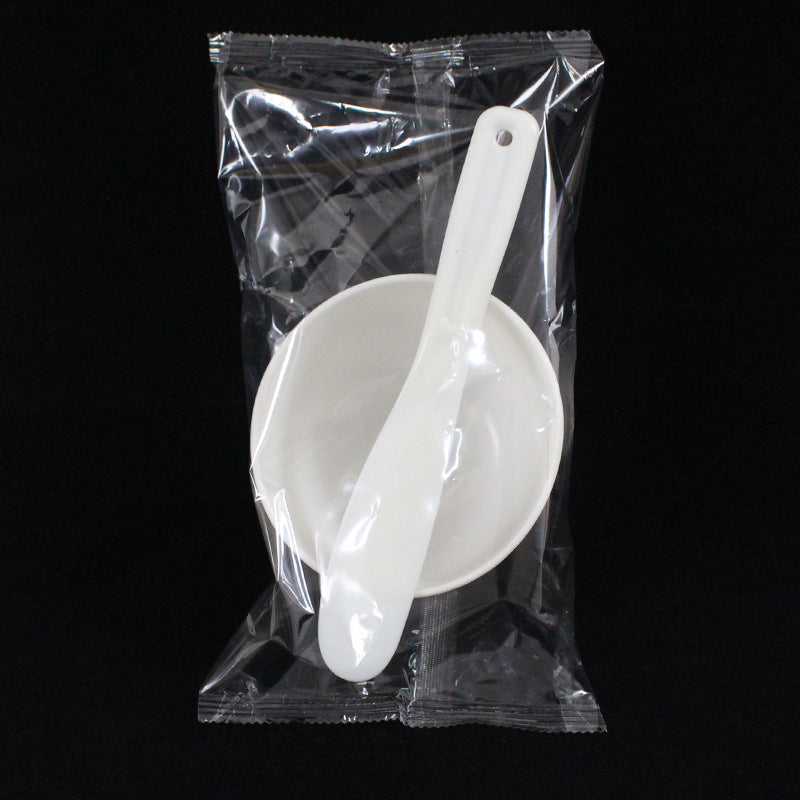 Beauty tools tpr imitation silicone mask bowl plastic soft bowl mask stick mixing bowl supplies beauty set medium size