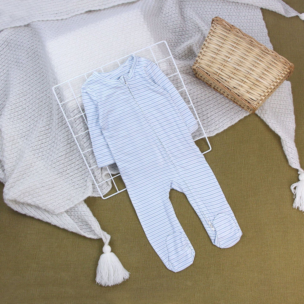 Baby romper footed long sleeve bodysuit - newborn sleepwear (class a)