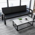 Reception sofa and coffee table set - minimalist style for waiting areas, lounges, and office spaces