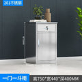 Stainless steel low cabinet office file cabinet document storage cabinet tool organizer cabinet cupboard drawer with lock filing cabinet