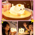 Pat night light - perfect birthday gift for girls, kids' room, bedroom bedside lamp, baby feeding light, and sleep aid for infants