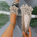 Export small fragrance wave point ballet flats women's new arrivalspringflatsflats mary jane evening shoes