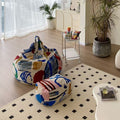 Bean bag lazy sofa graffiti creative popular sofa living room bedroom balcony tatami lounge chair commemorative edition manufacturer