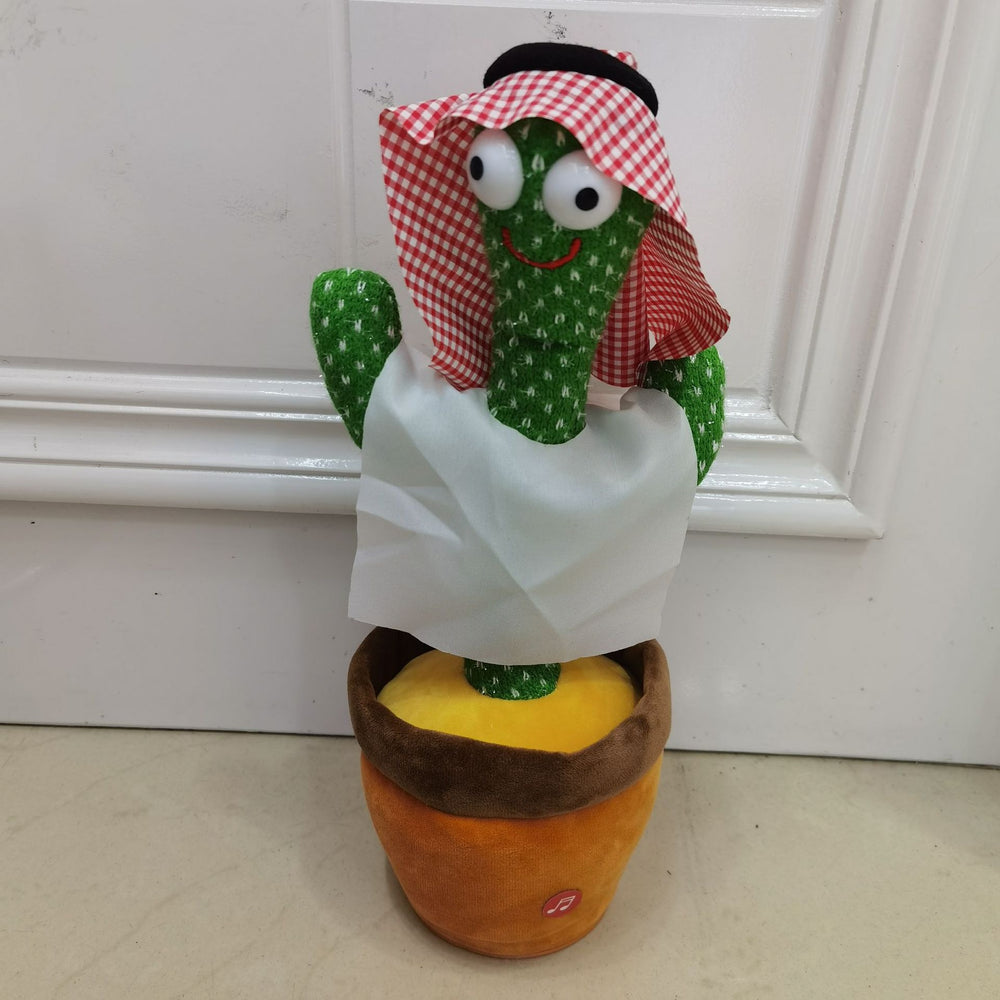 best-selling cactus toy: sings, dances, learns to speak, records, lights up, funny toy gift for kids - wholesale